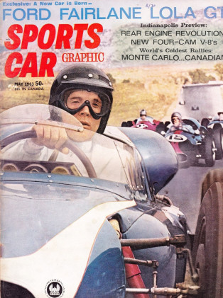 SPORTS CAR GRAPHIC 1963 MAY - ISO RIVOLTA, FULVIA, FAIRLANE LOLA GT*